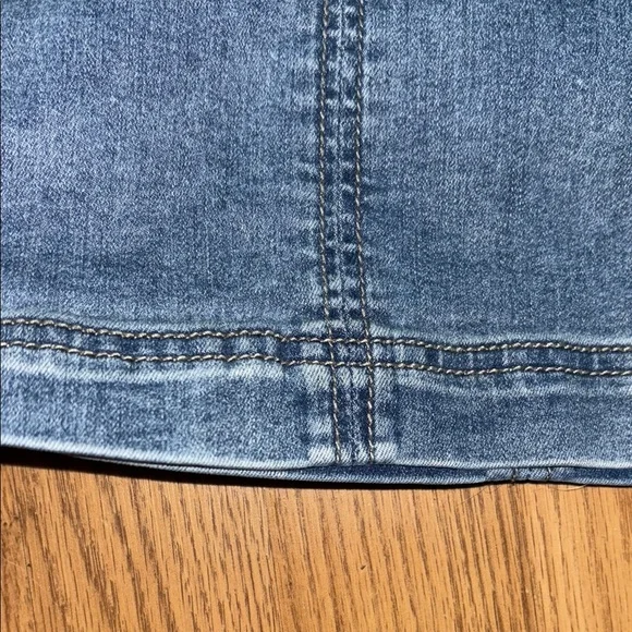 Free People Denim Mini Skirt Size 6 EUC - Picture 7 of 9
